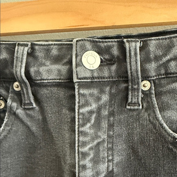 Pistola Black Ripped Frayed Hem Skinny Jeans - Picture 2 of 6